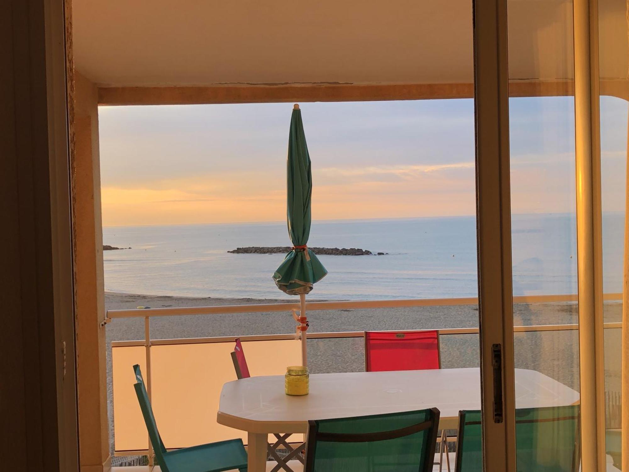 Appartement Front De Mer Valras-Plage Extérieur photo